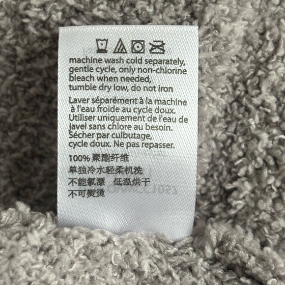 Barefoot Dreams Cali Cozychic Knit Open Front Long Cardigan Gray Size Medium - Picture 10 of 16